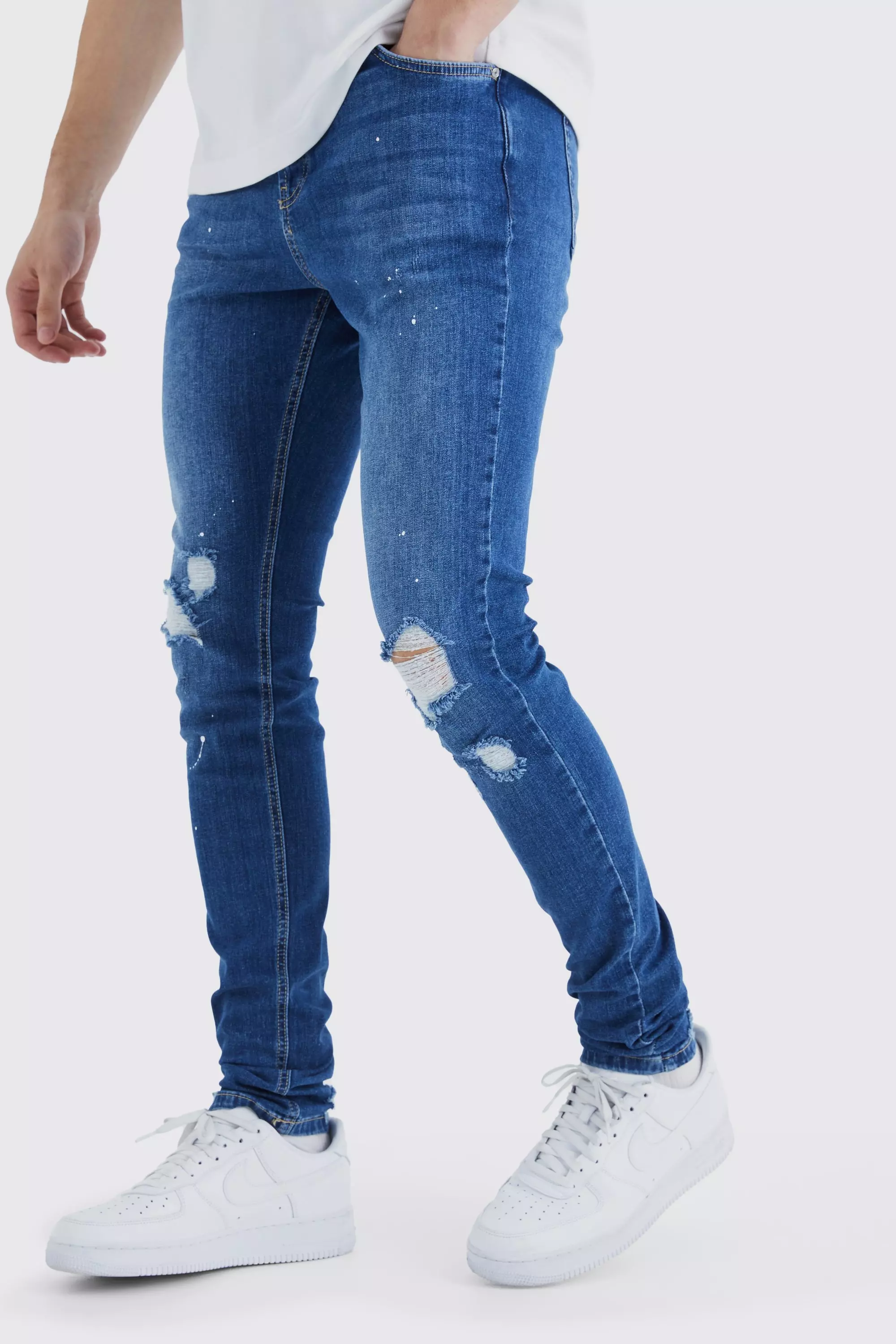 Painted best sale skinny jeans